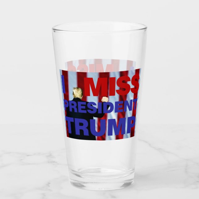 Verre I Miss Président Trump (Devant)