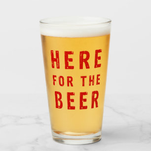 Verre Ici pour la bière