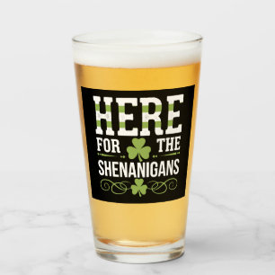 Verre Ici pour les Shenanigans Irlandais Irlande St. Pat