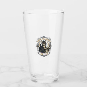 Verre Idée cadeau pour papa chat de l'Académie sombre -