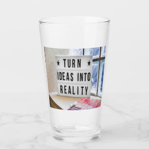 Verre Idées Dans La Réalité Motivation