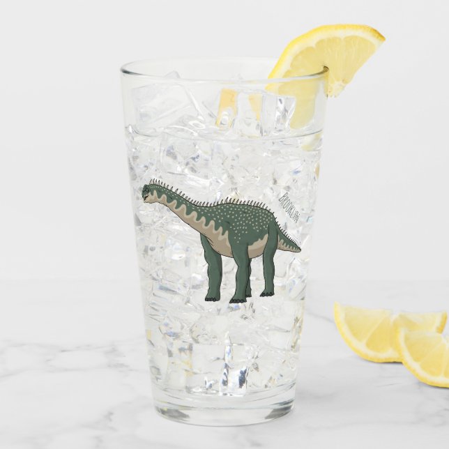 Verre Illustration de Barapasaurus (Dos glace)