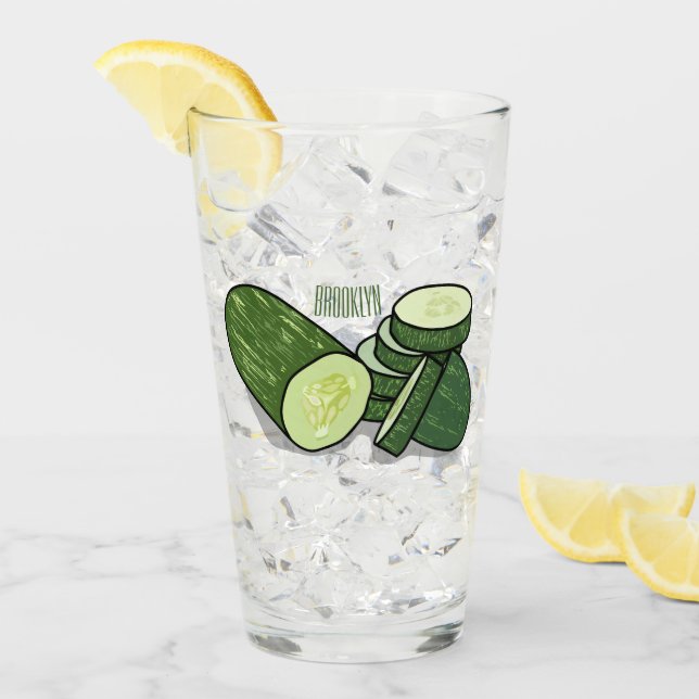 Verre Illustration de combre (Devant glace)