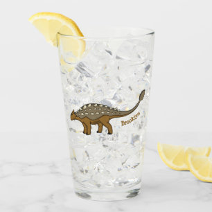 Verre Illustration de dinosaure blindé Ankylosaurus