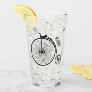 Verre Illustration de la bande dessinée de vélo à grande