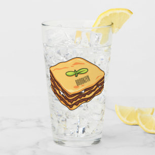 Verre Illustration de Lasagna