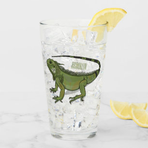 Verre Illustration d'Iguana