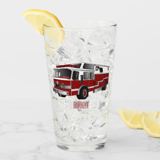 Verre Illustration du moteur à incendie (Devant glace)