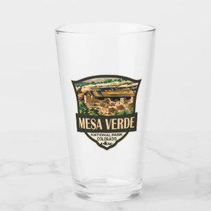 Verre Illustration du parc national Mesa Verde Travel Ar