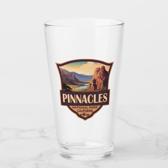 Verre Illustration du parc national Pinnacles Art de voy (Devant)