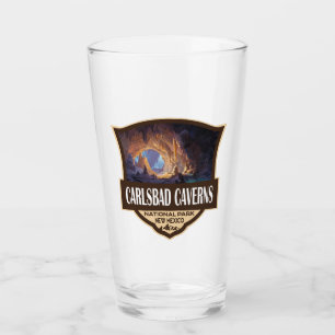 Verre Illustration Rétro du Parc National des Grottes de
