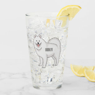 Verre Illustration Samoyed dog