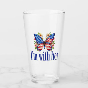 Verre I'm With Her Kamala Harris pour le président Butte