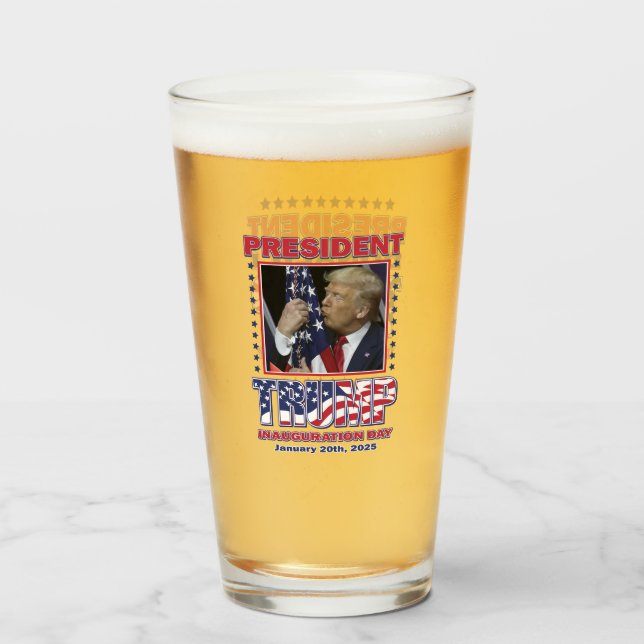 Verre Inauguration 2025 du président Trump (Devant (rempli))