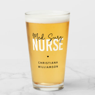 Verre Infirmière de surg sur mesure Infirmière Médical
