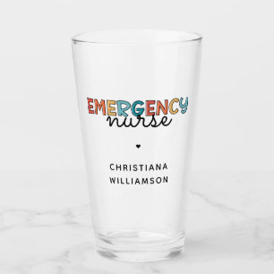 Verre Infirmière d'urgence sur mesure infirmière infirmi