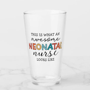 Verre Infirmière néonatale amusante Appréciation stupéfi