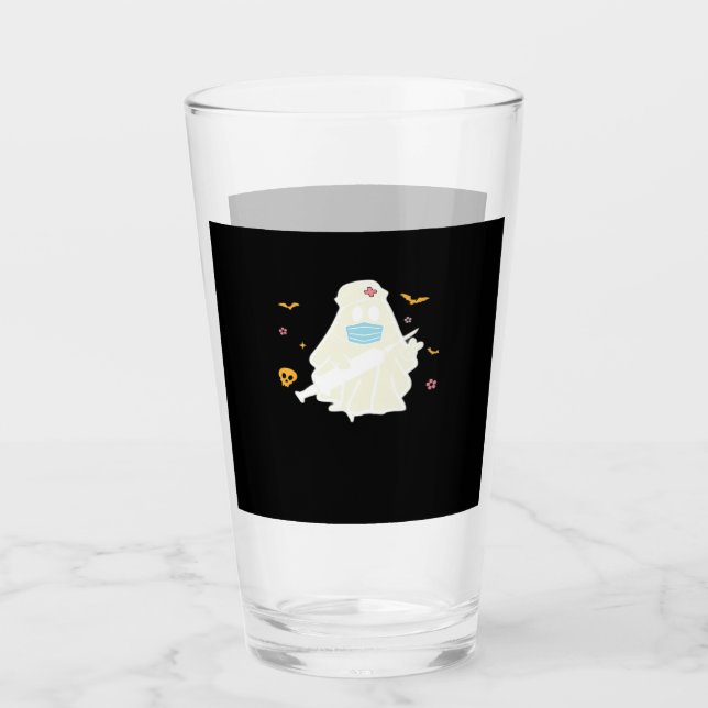 Verre Infirmière praticienne effrayante Halloween mignon (Devant)