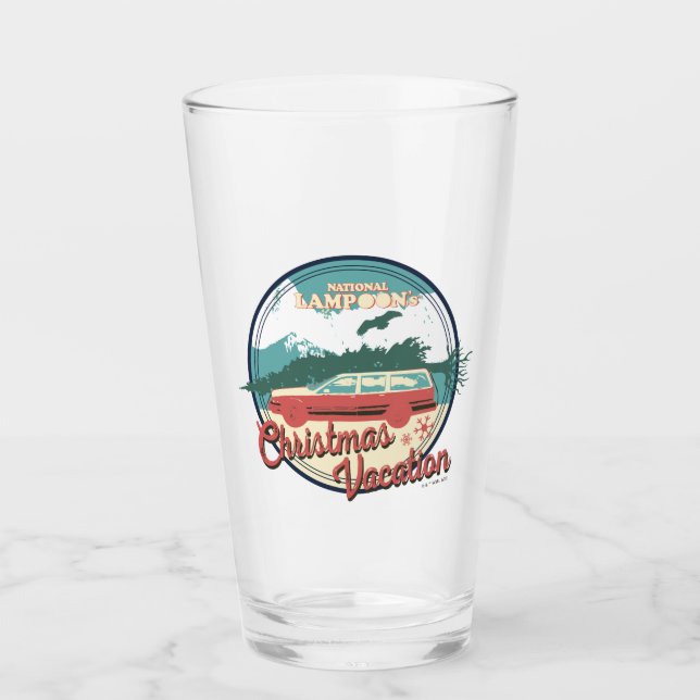 Verre Insigne de vacances de Noël de la Lampe nationale (Devant)