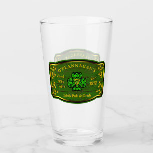 Verre Irlandais Pub Personnalisé Pint Glass
