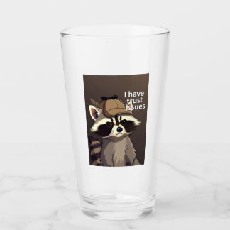 Verre J'ai des problèmes de confiance Gobelet Raton lave