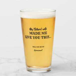 Verre J'Ai Fait Vous Donner Ceci - Drôle Groomsman Propo