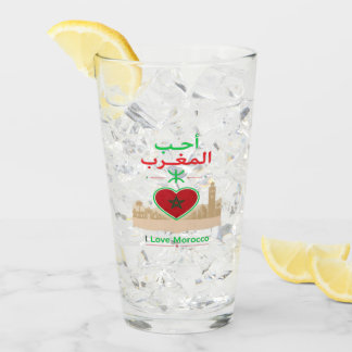 Verre J'aime le Maroc