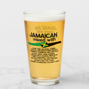 Verre Jamaican mixed with Jamaica Proud