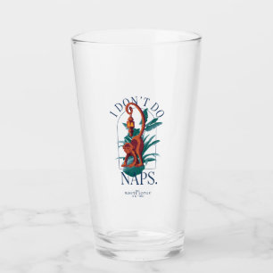 Verre Je ne fais pas de sieste singe - le Lotus blanc