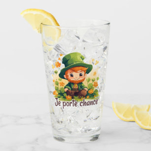 Verre Je porte chance