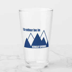 Verre Je préfère être à Berkeley Springs Mountain