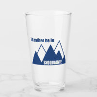 Je préférerais être à Snoqualmie, dans la montagne