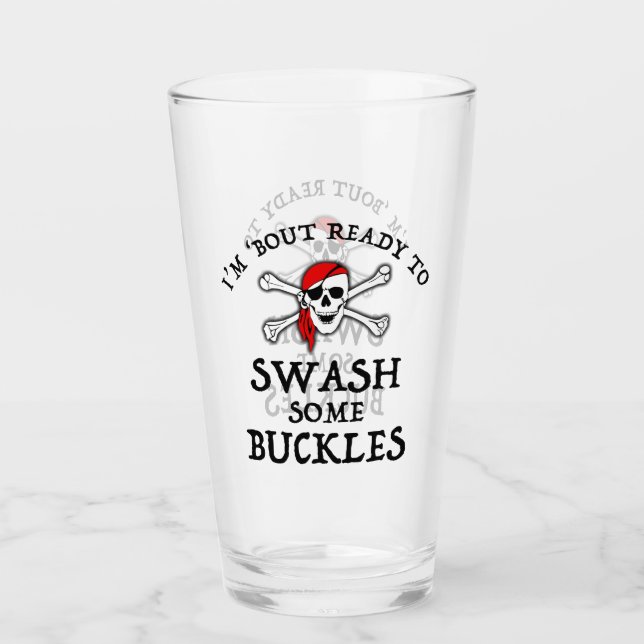 Verre Je suis prêt à me laver quelques boucles (Devant)