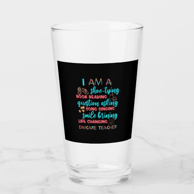 Verre Je Suis Un Enseignant De Garderie (Devant)