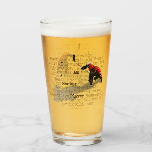 Verre Je suis un joueur de hockey