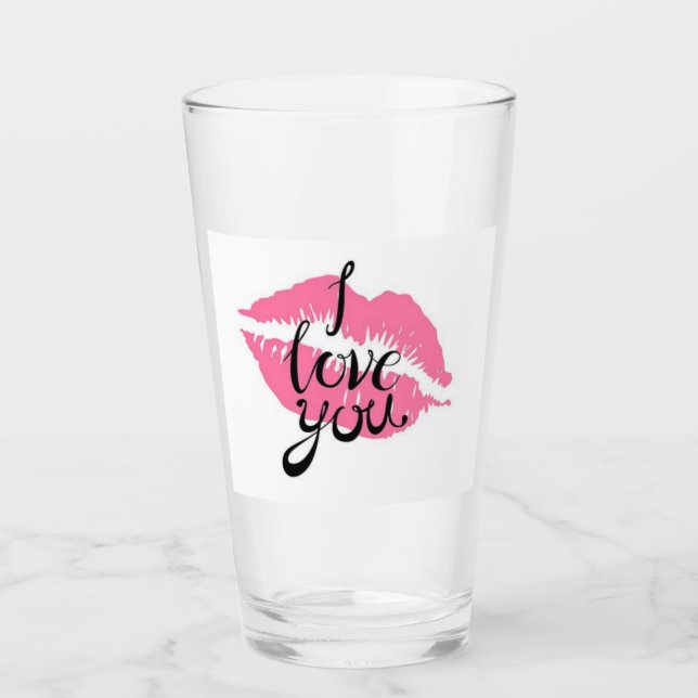 Verre Je t'aime (Devant)
