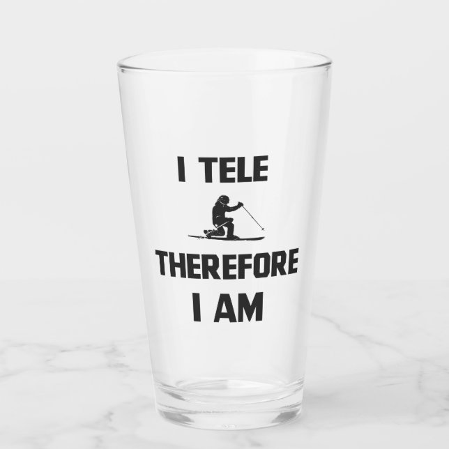 Verre Je Tele Donc Je Suis (Devant)