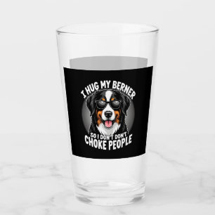 Verre J'embrasse mon Berner pour que je n'étrangle pas l