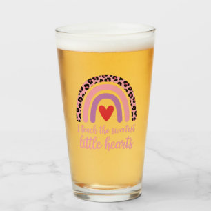 Verre J'enseigne aux cœurs les plus doux Professeur arc-