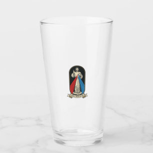 Verre Jésus miséricorde divine vintage