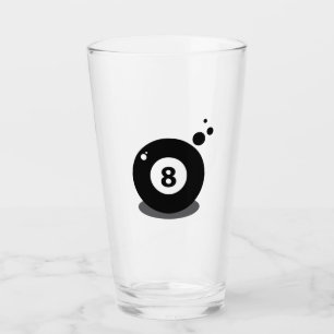 Verre Jeu de sport de billard huit balles 8
