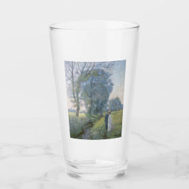 Verre Jeune couple fiancé (Mariage et mariage) (Fiançail