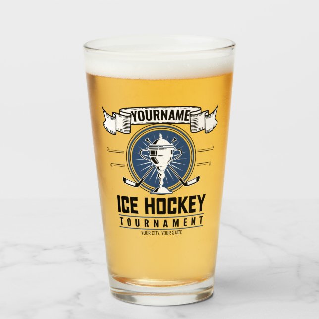 Verre Jeux de hockey sur gazon (Devant (rempli))