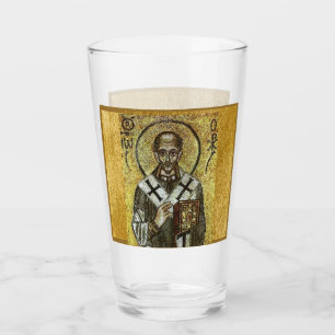 Verre John Chrysostom l Orthodoxe l Icon l Catholique Sa