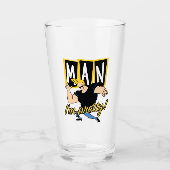Verre Johnny Bravo (Devant)