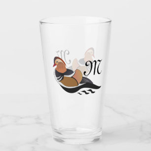 Verre Jolie nage Mandarin