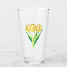 Jolies Tulipes Aquarelles Fleurs de printemps