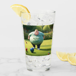 Verre Jolly Lawn Bowler Man,