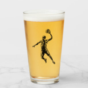 Verre Joueur de basket-ball Slam Dunk Dark Design