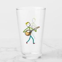 Joueur de mandoline Stickman